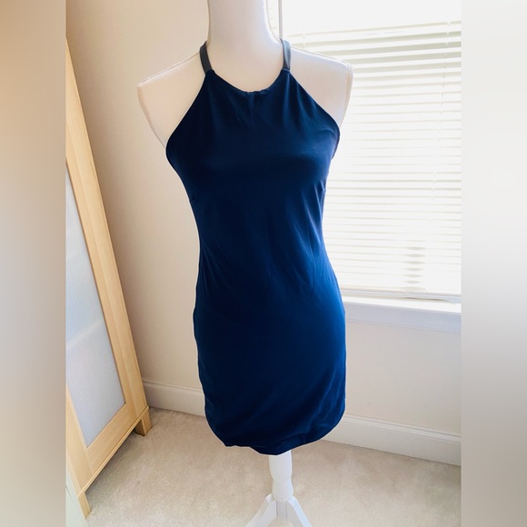 TELA spandex workout t-back dress. - Picture 1 of 11